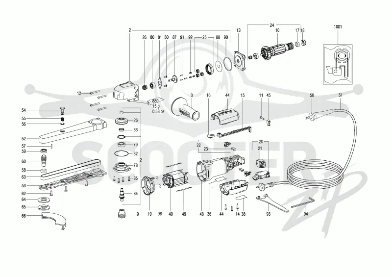 Metabo KNSE 9-150 02265000. Page 1
