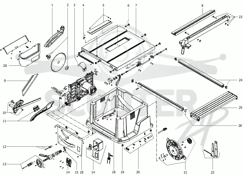Metabo TS 250 0102502000 11. Page 1