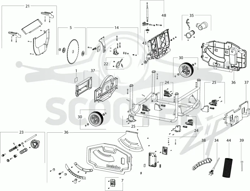Metabo TS 254 00668000. Page 1