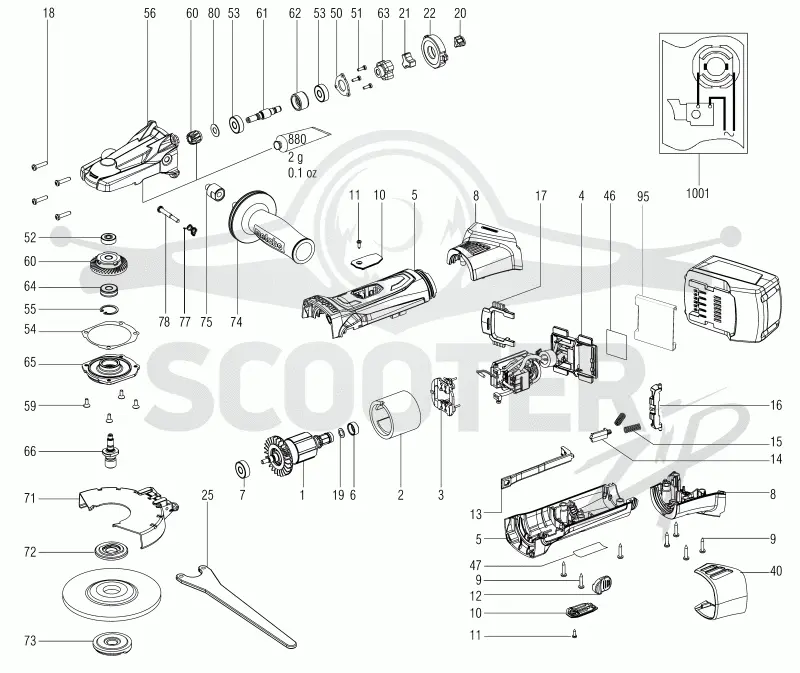 Metabo WF 18 LTX 125 01306421. Page 1