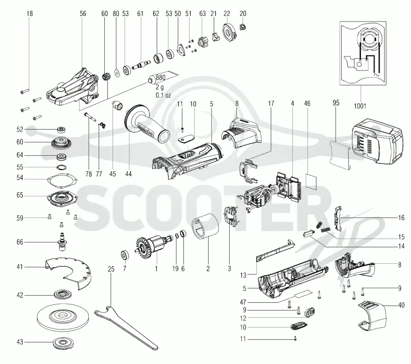 Metabo WF 18 LTX 125 21027421. Page 1