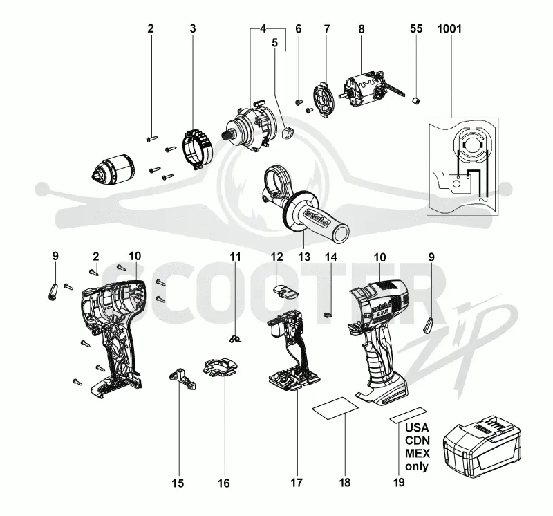 Metabo BS 18 LTX Quick 02109000. Page 1