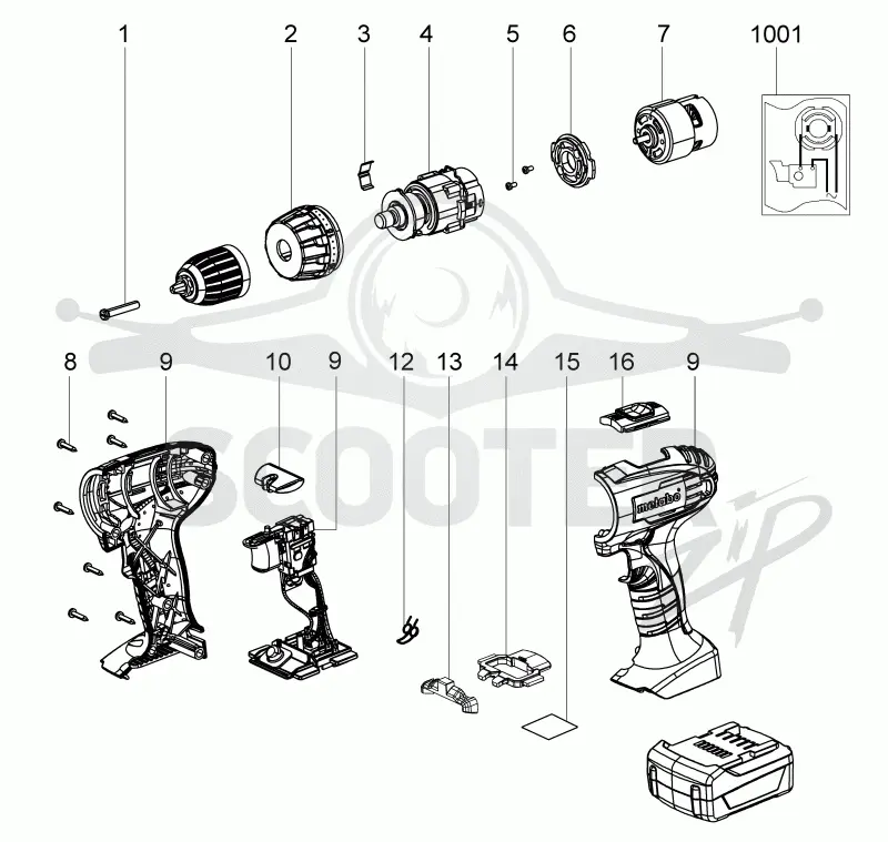 Metabo BS 18 Li 02136000. Page 1