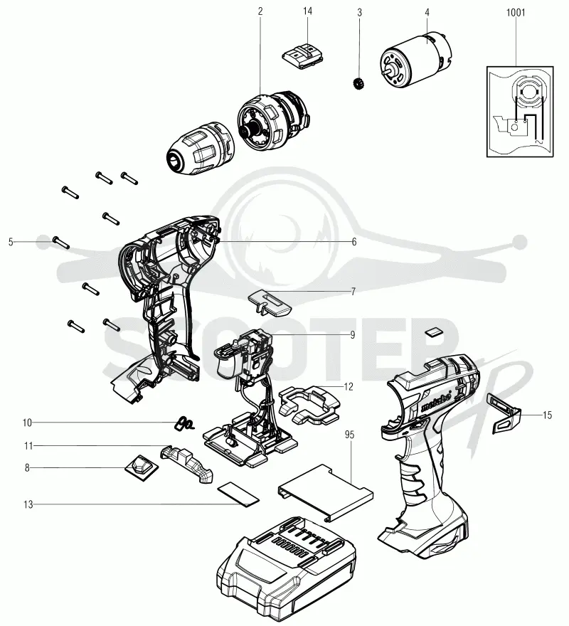 Metabo BS 18 Quick 02217000. Page 1