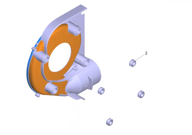 Корпус воздуходувка комплектный (4.605-139.0)