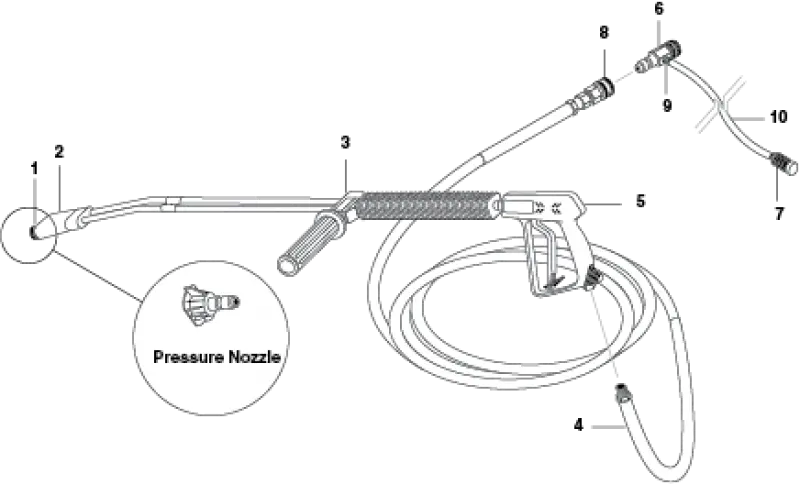 HOSE & SPRAY GUN