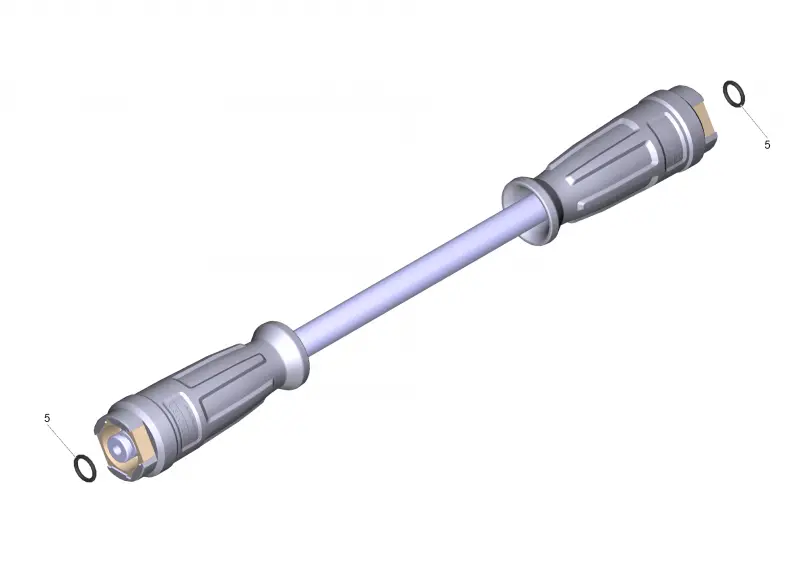 Шланговый провод TR вращающийся DN8 40MP (6.110-021.0)