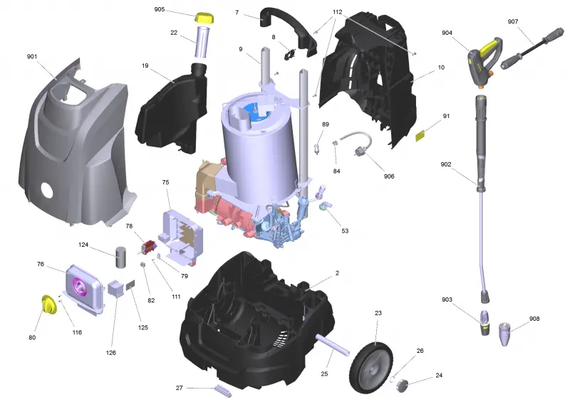 Перечень запасных деталей HDS 5/15 U Plu (5.973-943.0)
