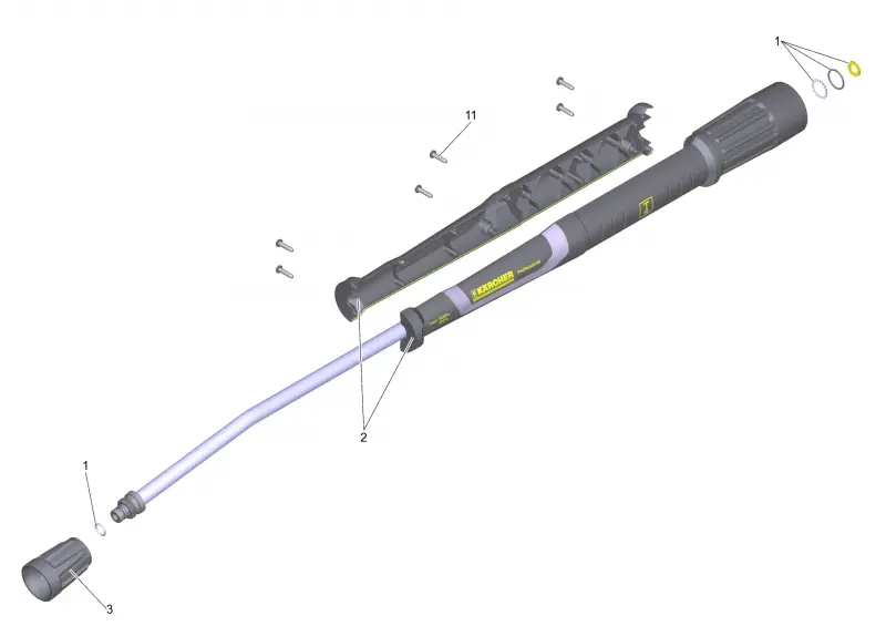 Струйная трубка TR 840 mm