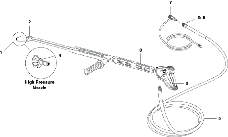 HOSE & SPRAY GUN