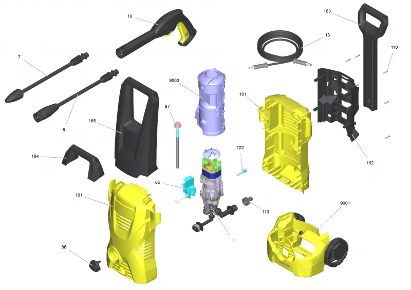 Перечень запасных деталей K2.3XX *EU (2017)