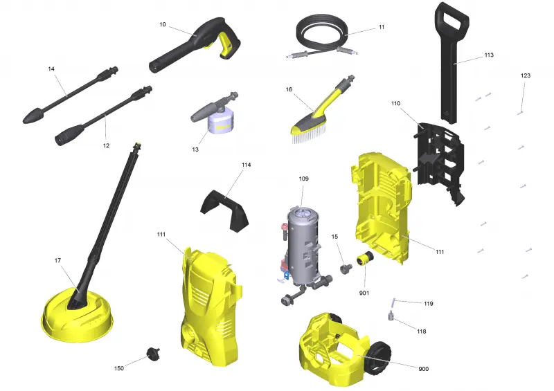 Перечень запасных деталей K2 CHK (QC)