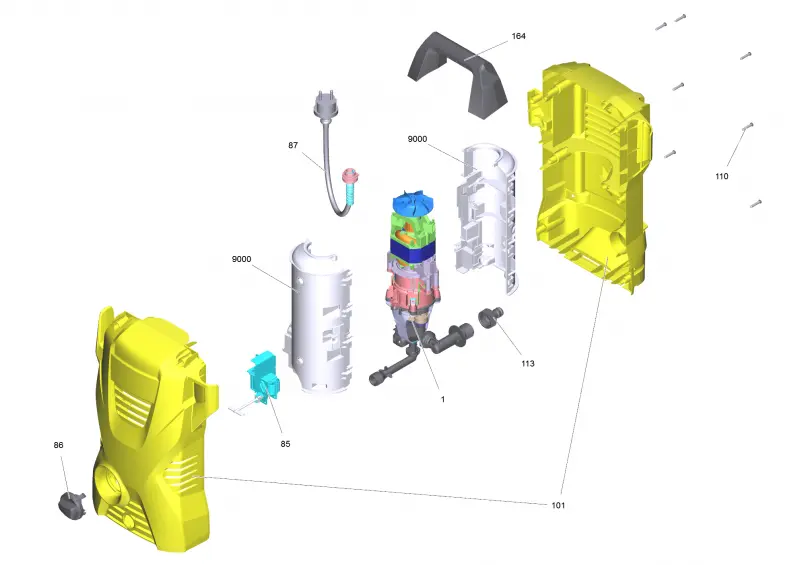 Перечень запасных деталей K2 Basic Car *EU (5.974-404.0)