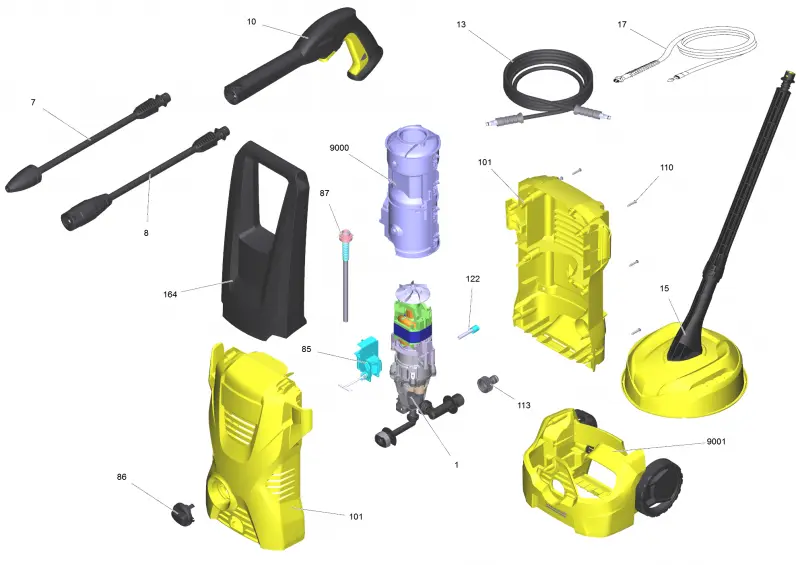 Перечень запасных деталей K2M T150&Pipe *EU (2017)