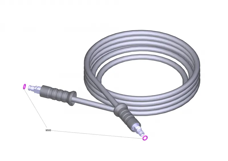 Шланг высокого давления 12MPa/4 40°C QCS (6.396-513.0)