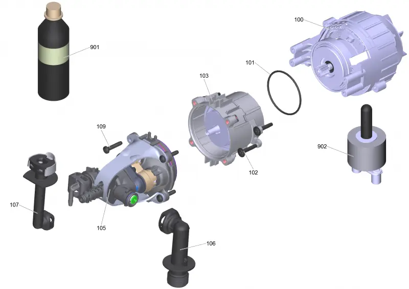Насосный агрегат RV upr. K2 Batt. (36V)