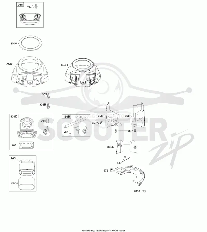 Air Cleaner, Blower Housing