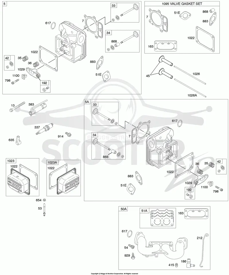 Cylinder Head, Kit/Gasket Set-Valve, Valves