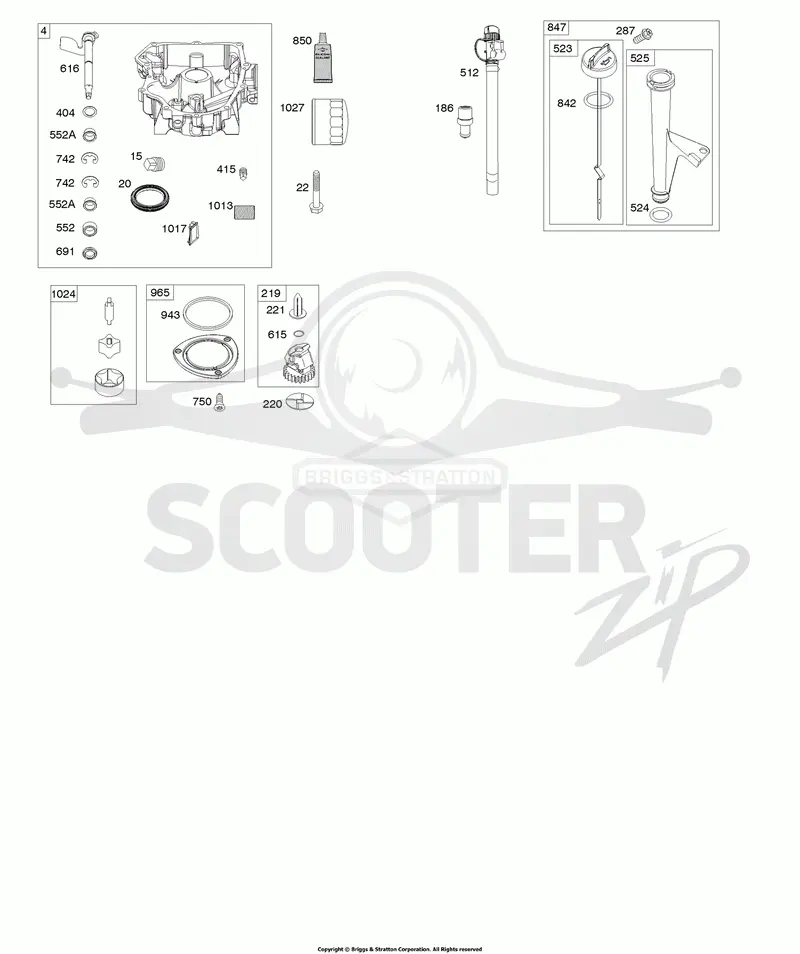 Engine Sump, Oil Pump, Dipstick/Tube Assembly