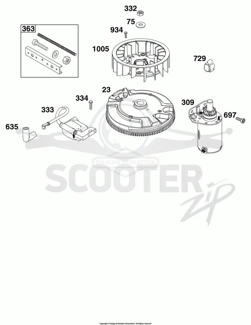 Flywheel, Ignition, and Starter Group