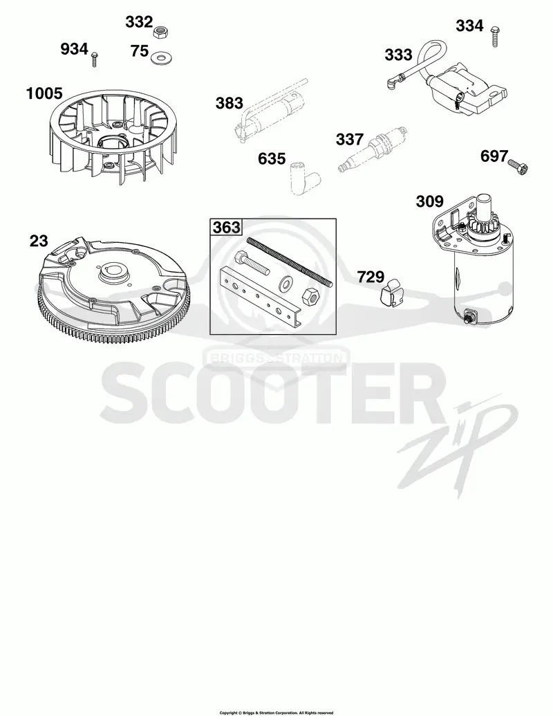 Flywheel, Ignition, and Starter Group