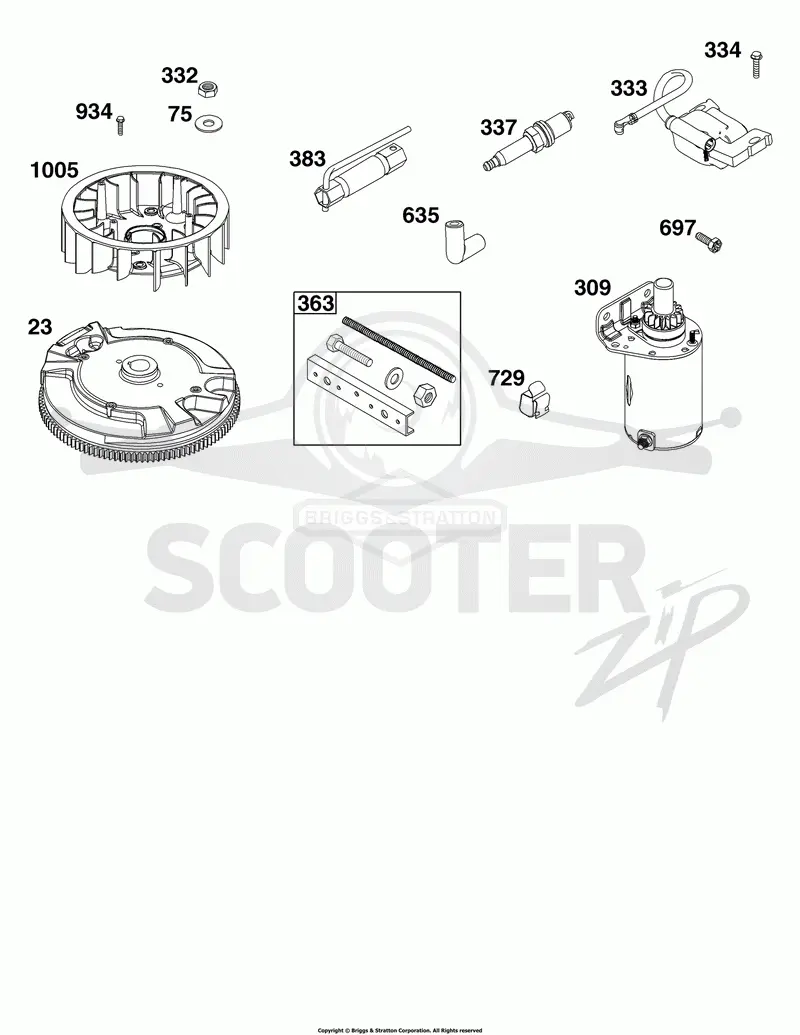 Flywheel, Ignition, and Starter Group