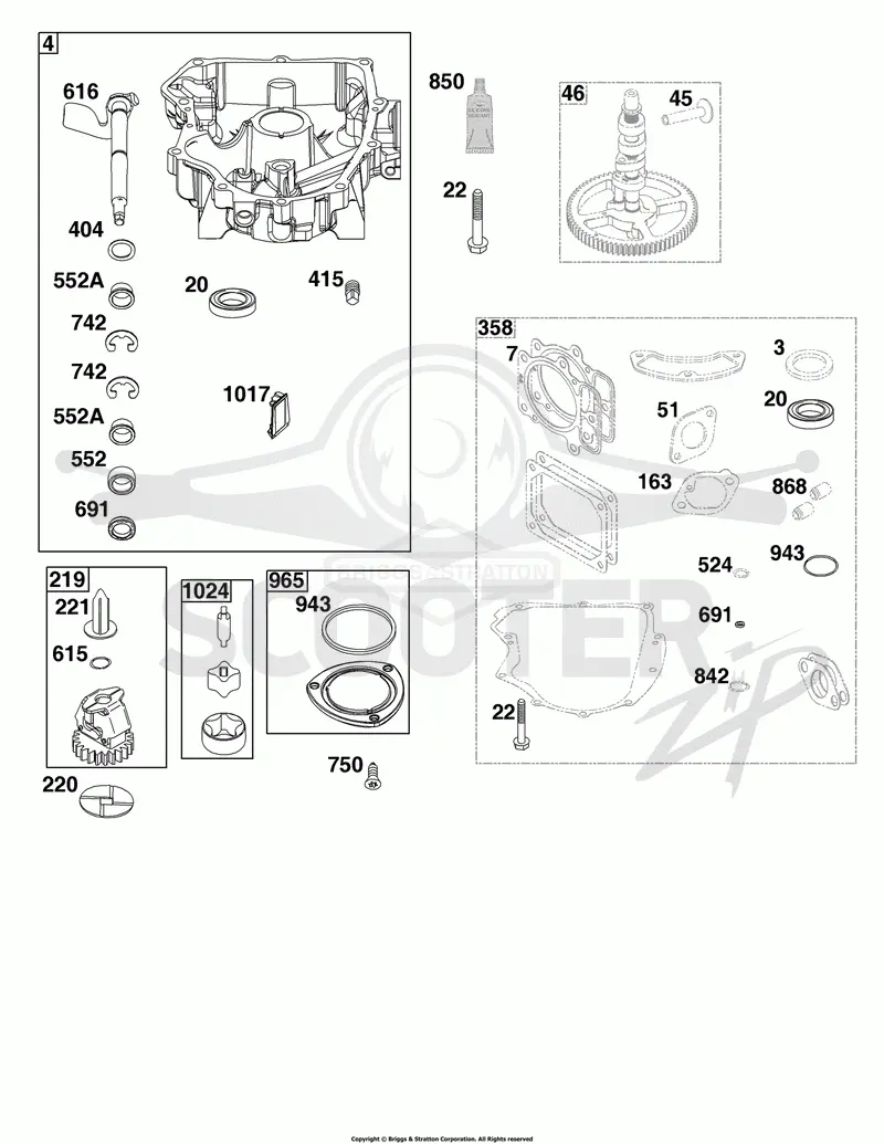 Crankcase Cover/Sump Group