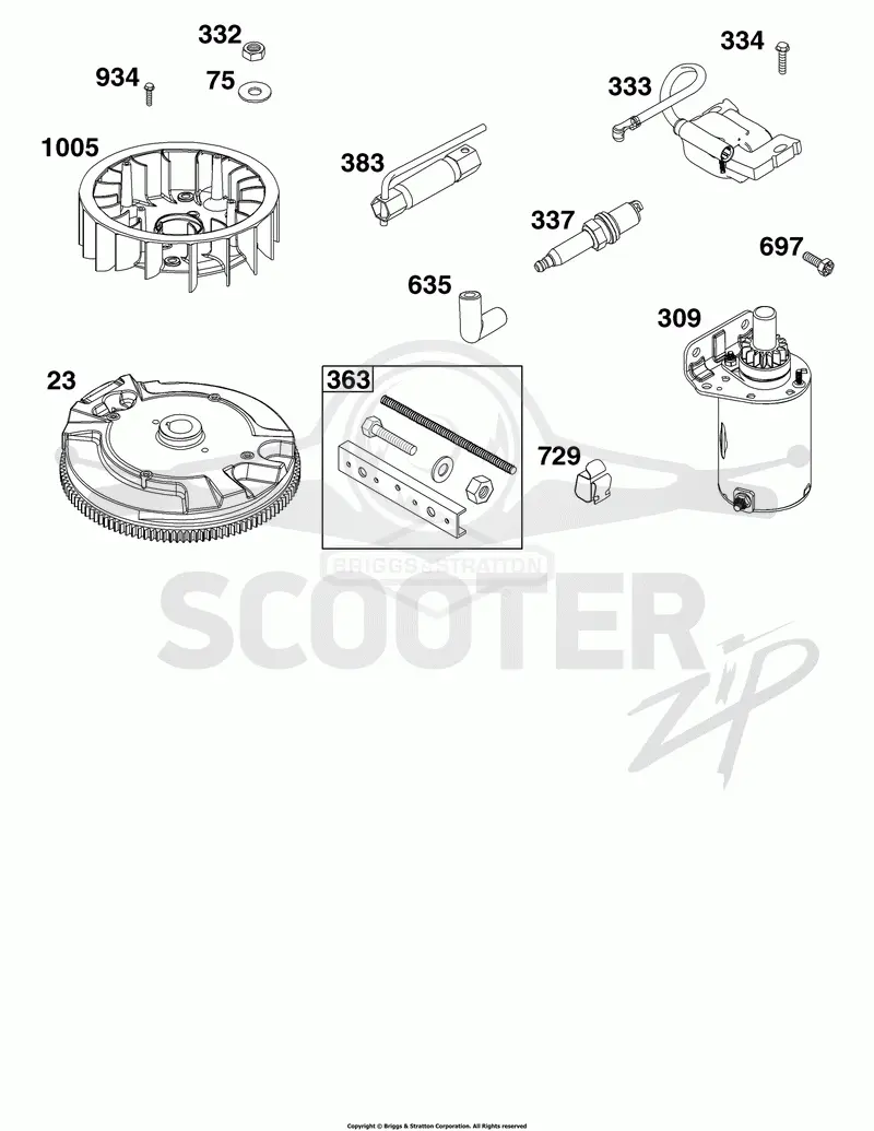 Flywheel, Ignition, and Starter Group