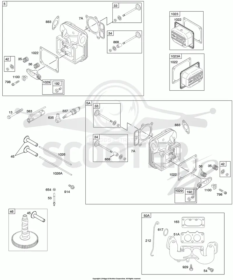 Camshaft, Cylinder Head, Lubrication, Piston, Rings, Connecting Rod, Valves