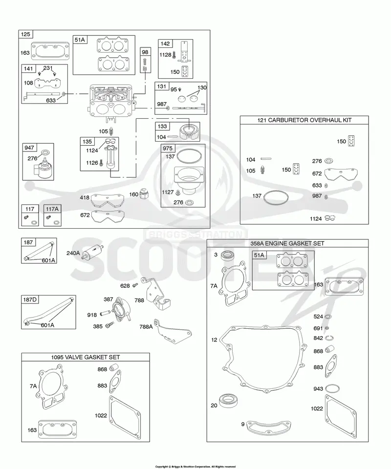 Carburetor, Gasket Set - Engine, Kit-Carburetor Overhaul