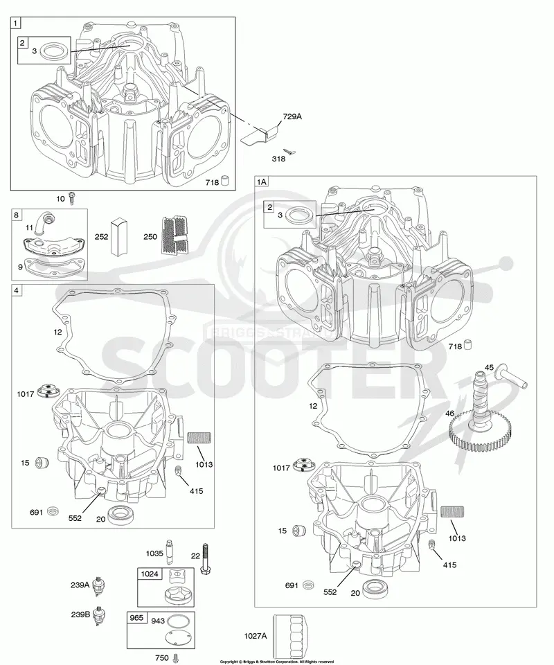Cylinder, Engine Sump