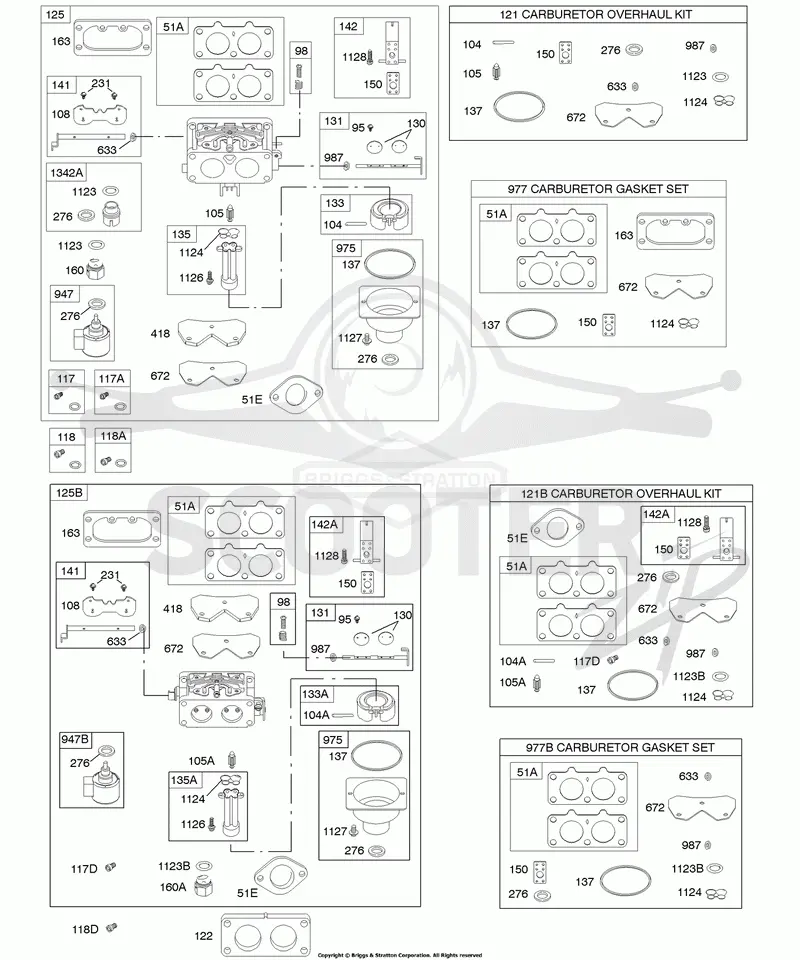 Carburetor, Kit - Carburetor Overhaul