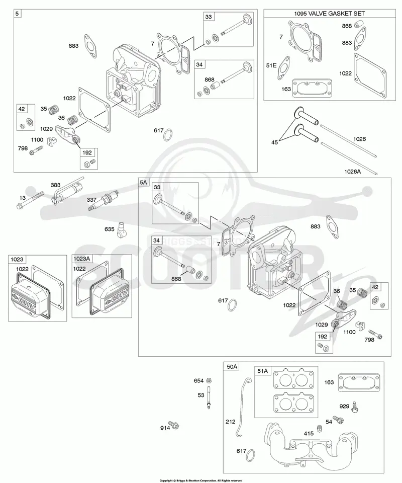 Cylinder Head, Gasket Set - Valve, Intake Manifold, Valves