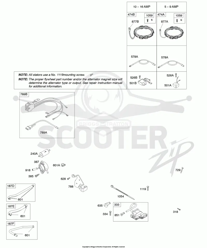 Alternators, Fuel Supply, Ignition