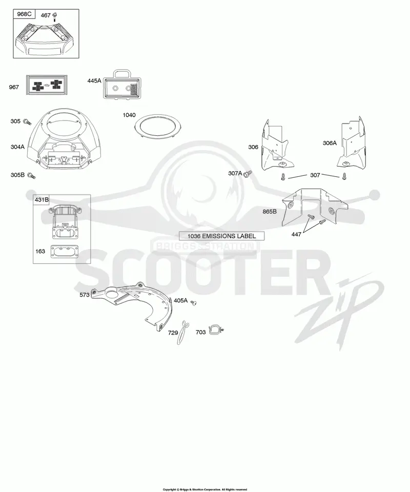 Air Cleaner, Blower Housing