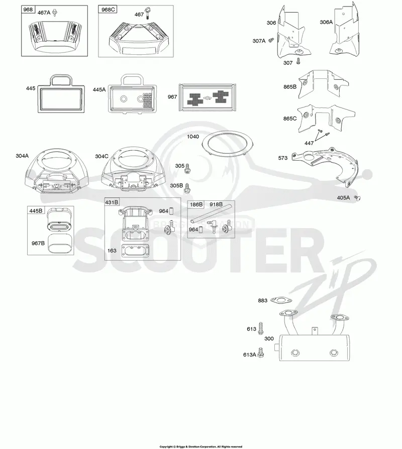 Air Cleaner, Blower Housing