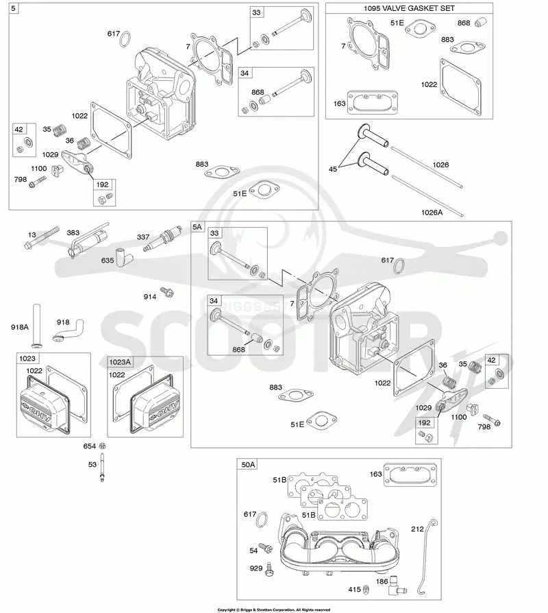 Cylinder Head, Gasket Set-Valve, Intake Manifold, Valves