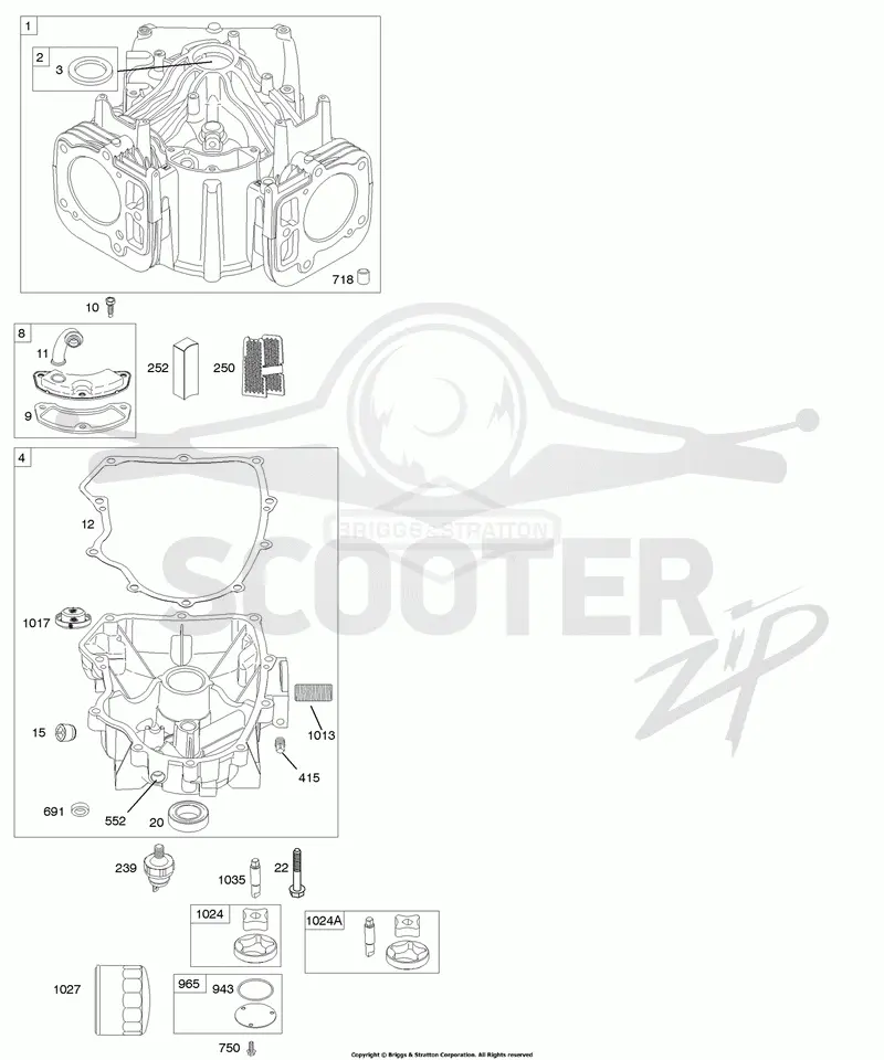 Cylinder, Engine Sump