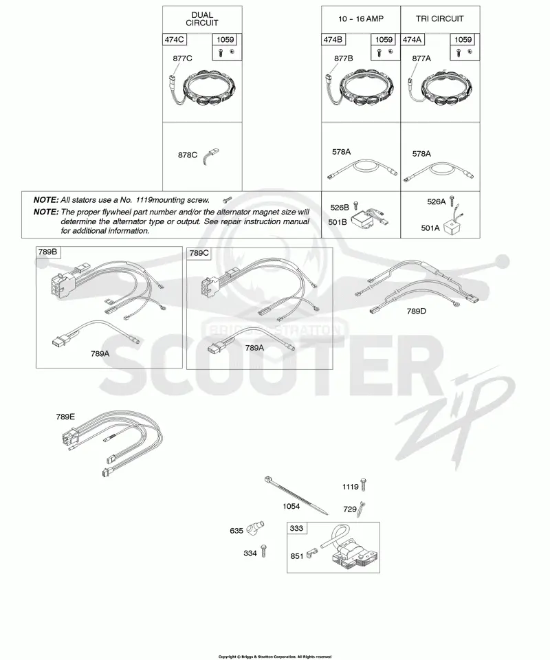 Alternator, Ignition