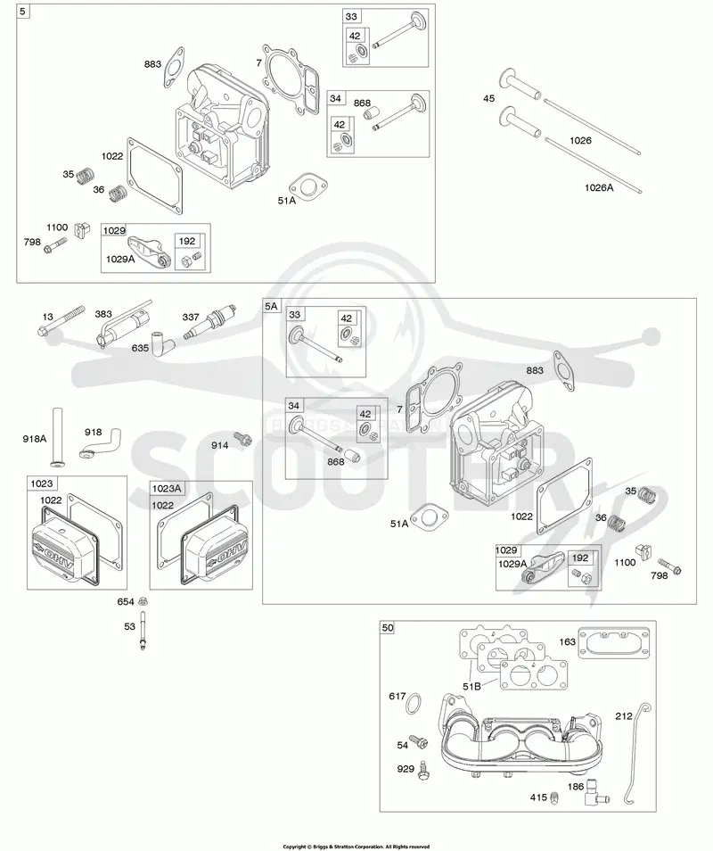 Cylinder Head, Rocker Arm Cover, Intake Manifold
