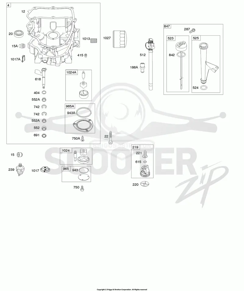 Engine Sump, Oil Pump, Dipstick/Tube Assembly