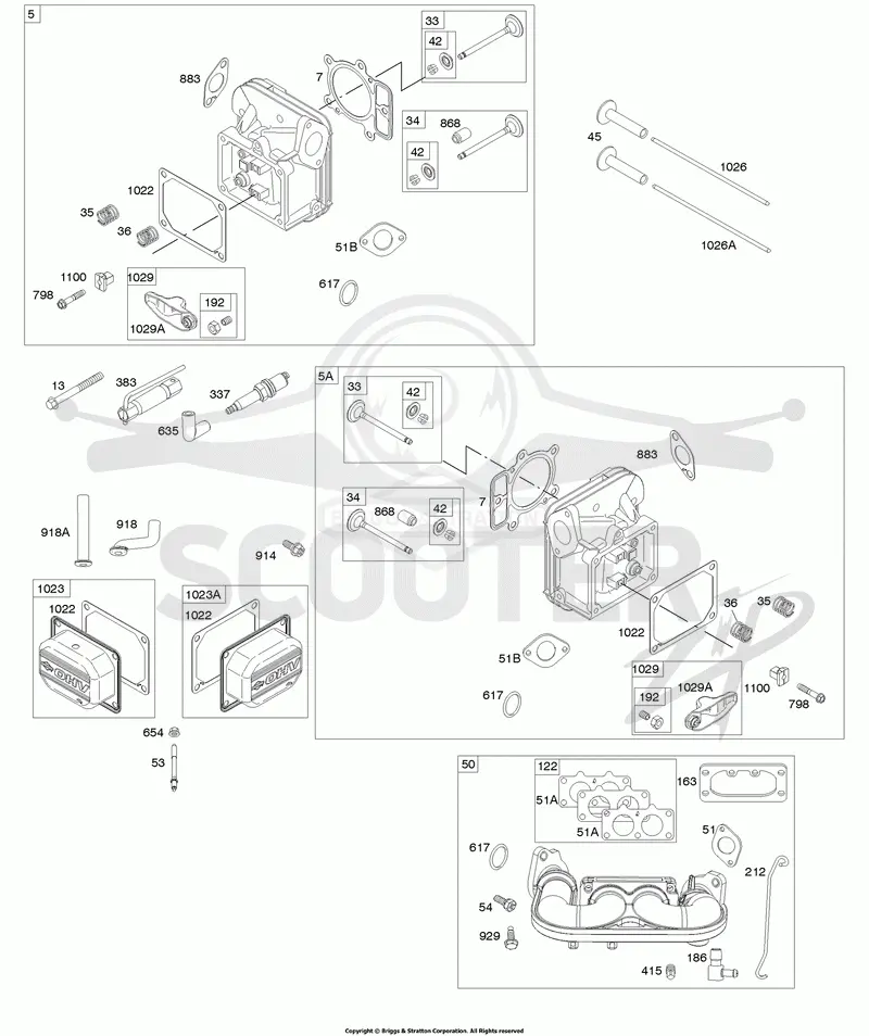 Cylinder Head, Rocker Arm Cover, Intake Manifold