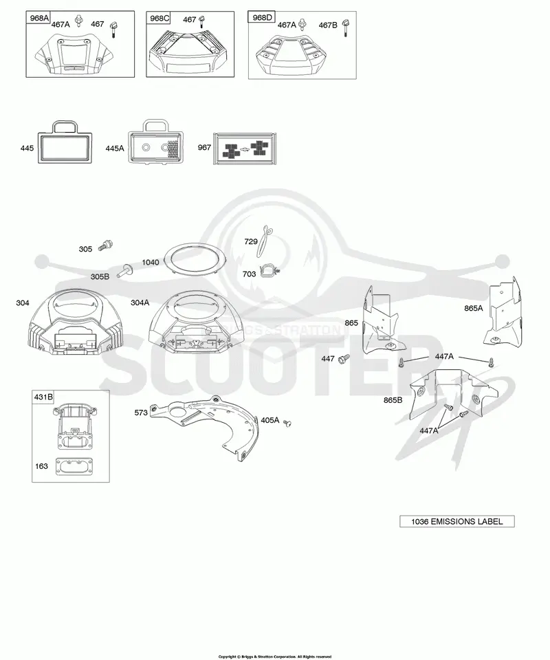 Air Cleaner, Blower Housing