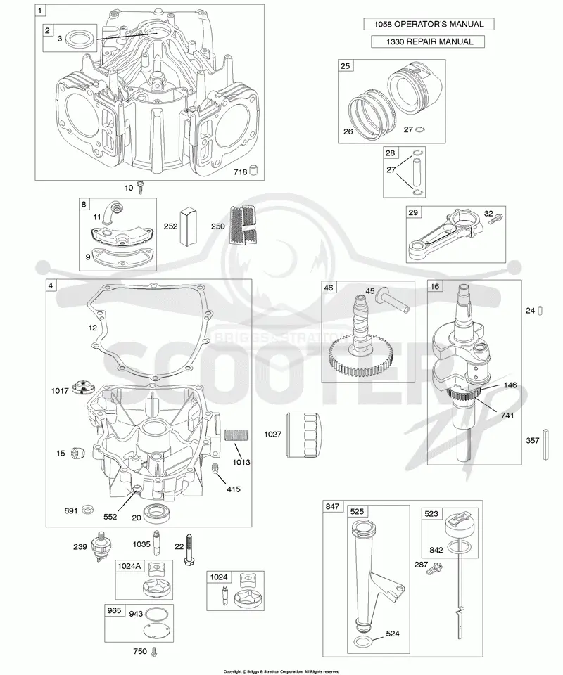 Camshaft, Crankshaft, Cylinder, Engine Sump, Lubrication, Piston, Rings, Connecting Rod