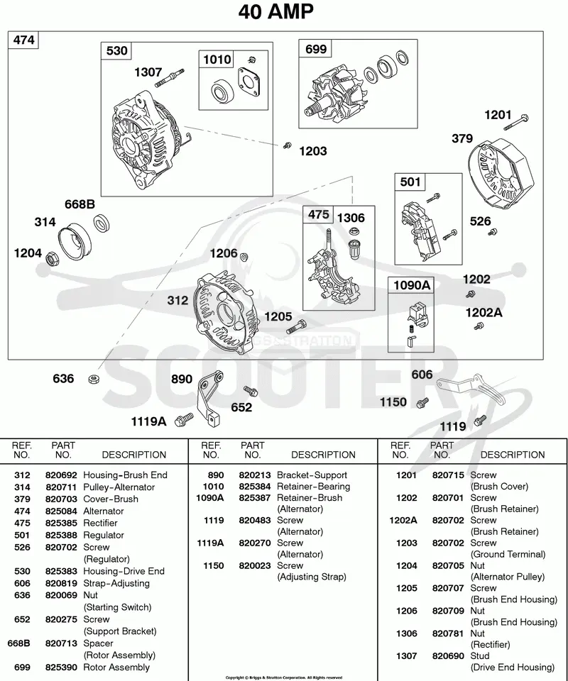Alternator 40 AMP