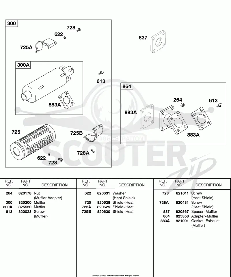 Muffler, Muffler Adapters