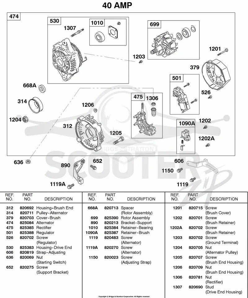 Alternator   40 AMP