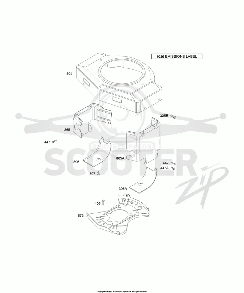 Blower Housing, Air Guides