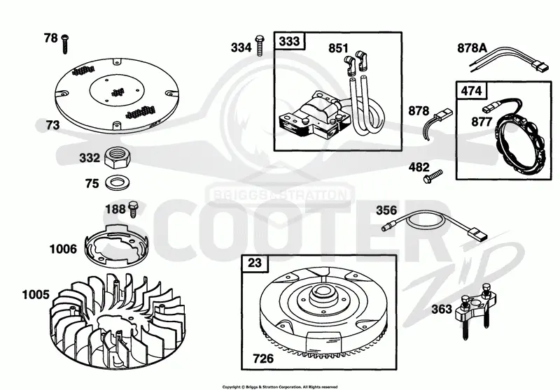 Flywheel, Screen, Fan, Elect