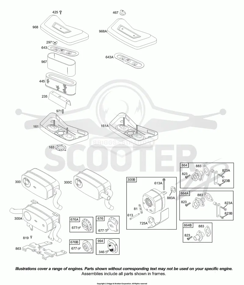 Air Cleaner, Muffler